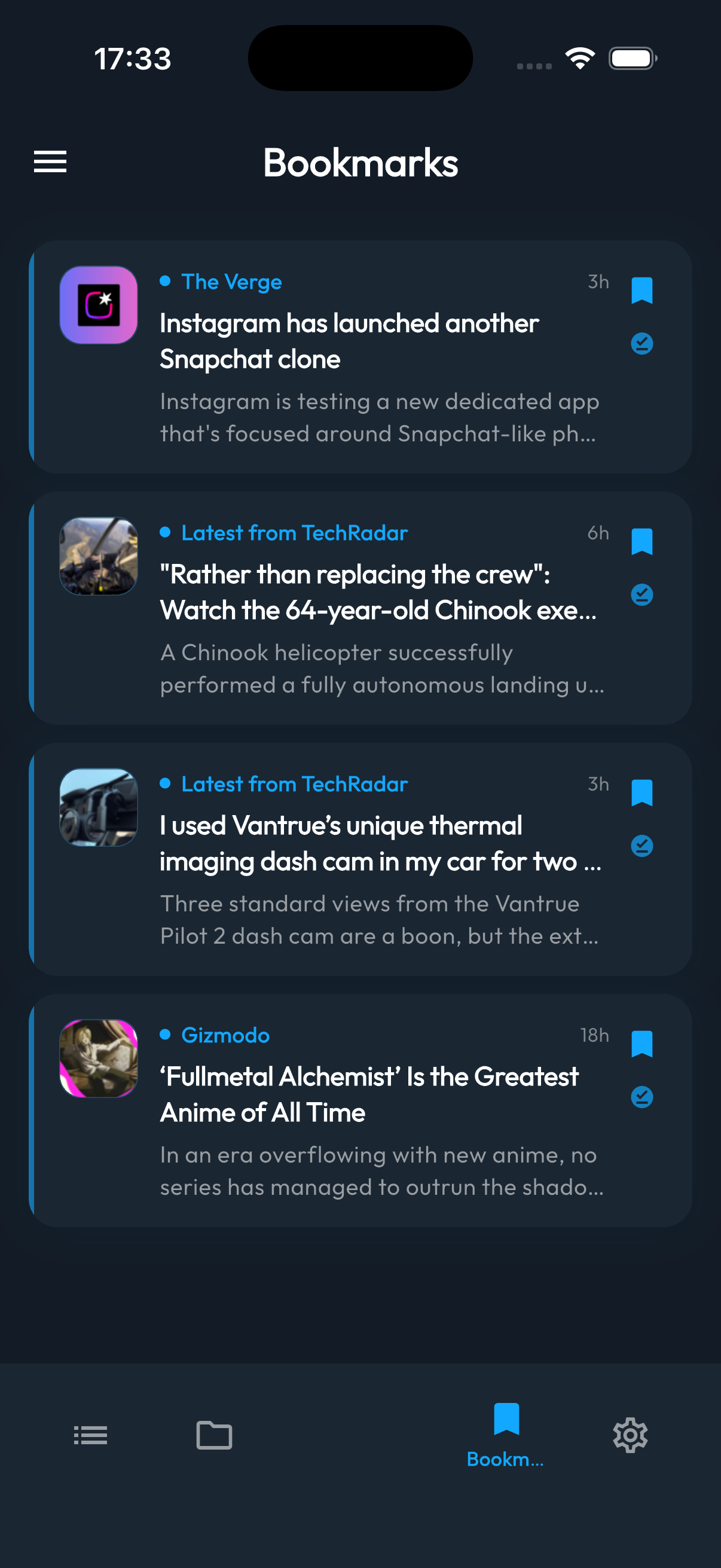 Bookmarks