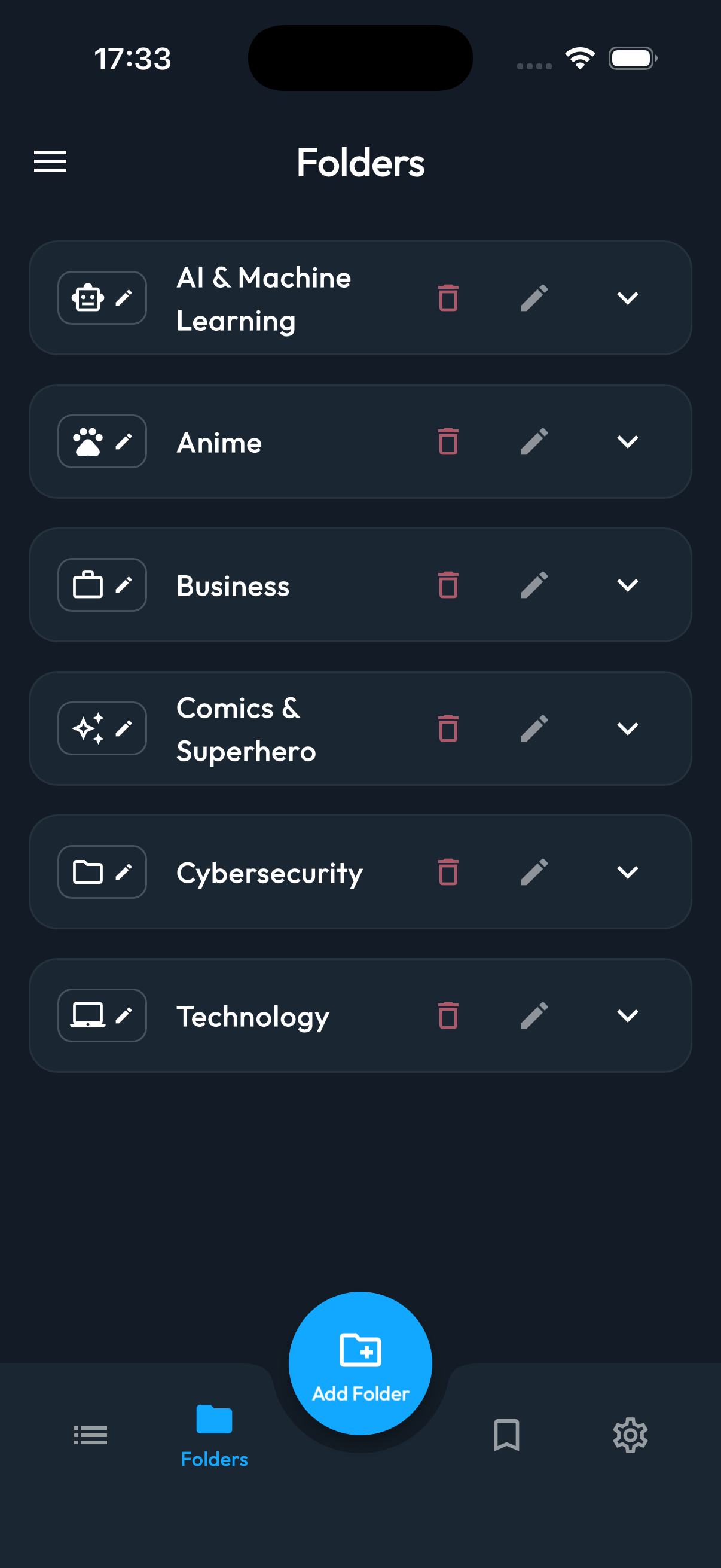 Folders